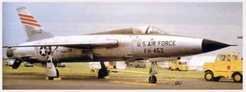 F-105D of the 22TFS at the 1961 Paris Air Show at the Le Bourget Airport. Credit: Dave Gurtner